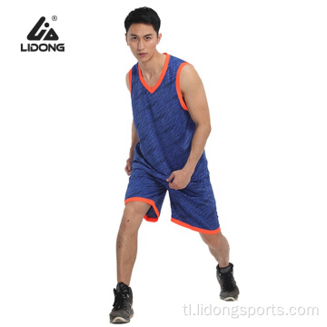 Bagong disenyo ng sublimation basketball jersey uniporme set
